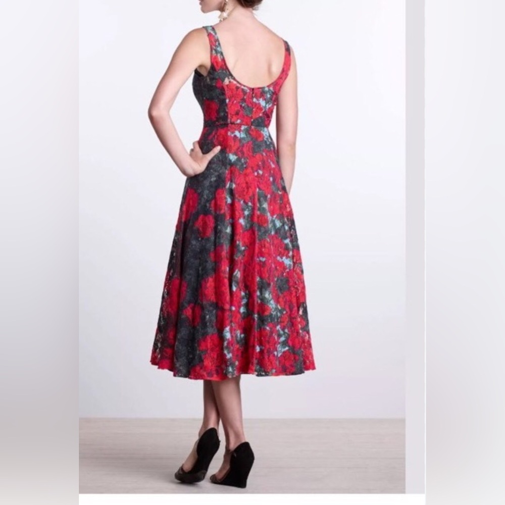 Anthropologie Pink Sleeveless Scoop Neck Sundress